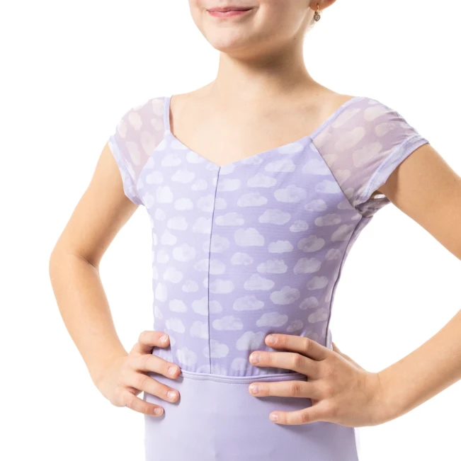 Capezio Nine Rainbow leotard, dievčenský dres Capezio Nine Rainbow leotard, dievčenský dres - Fialová lavender Capezio