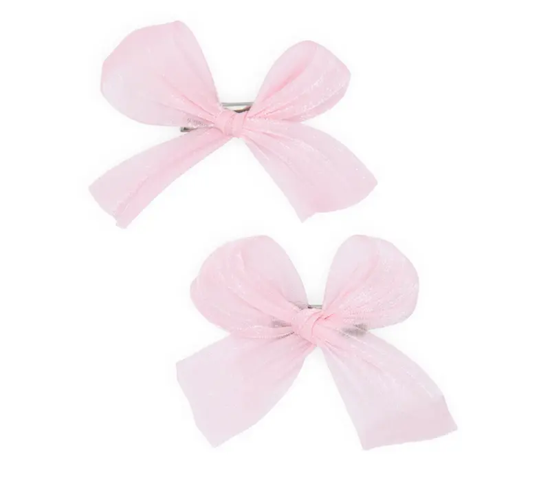 Capezio Petite Barrete Set, set sponiek do vlasov - Ružová Capezio