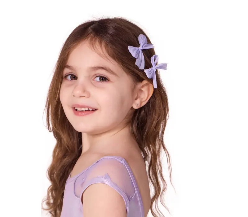 Capezio Petite Barrete Set, set sponiek do vlasov - Fialová lavender Capezio