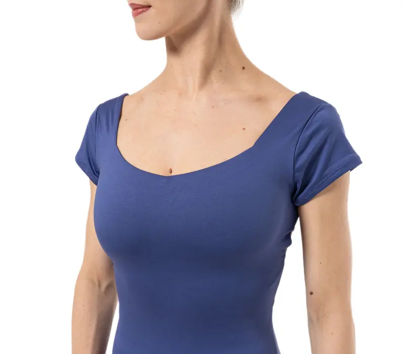 Capezio Portoro, dámsky dres s krátkym rukávom - Modrá Skipper Navy Capezio