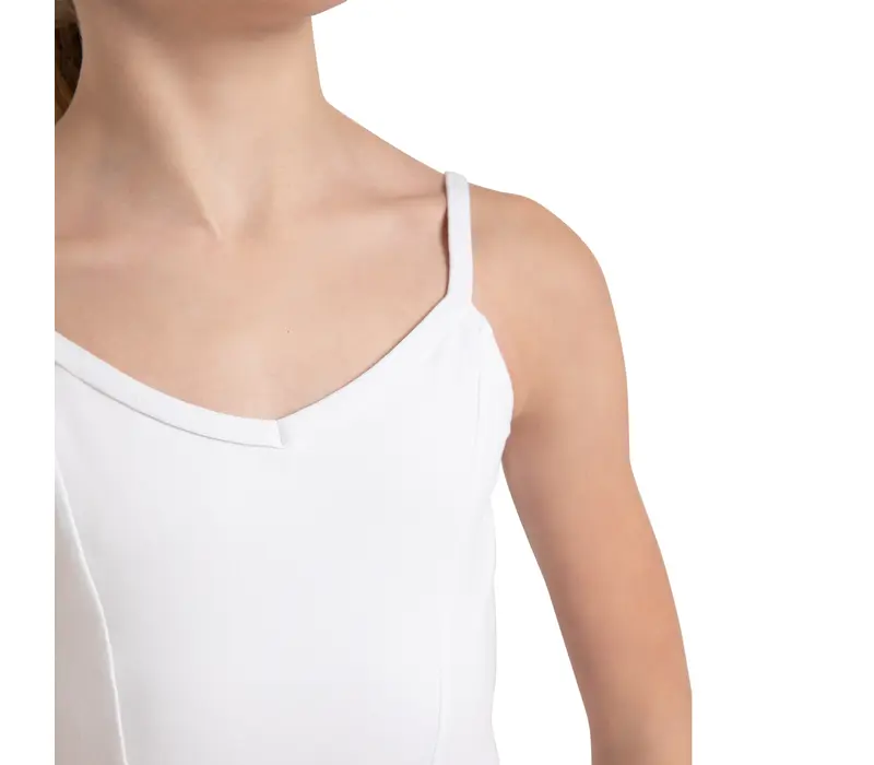 Capezio Princess, detský dres na ramienka - Biela