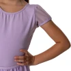 Capezio puff sleeve keyhole back leotard, detský dres - Fialová lavender Capezio Capezio puff sleeve keyhole back leotard, detský dres - Fialová lavender Capezio