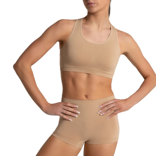 Capezio Seamless Short, dámske spodné bezšvové šortky Capezio Seamless Short, dámske spodné bezšvové šortky