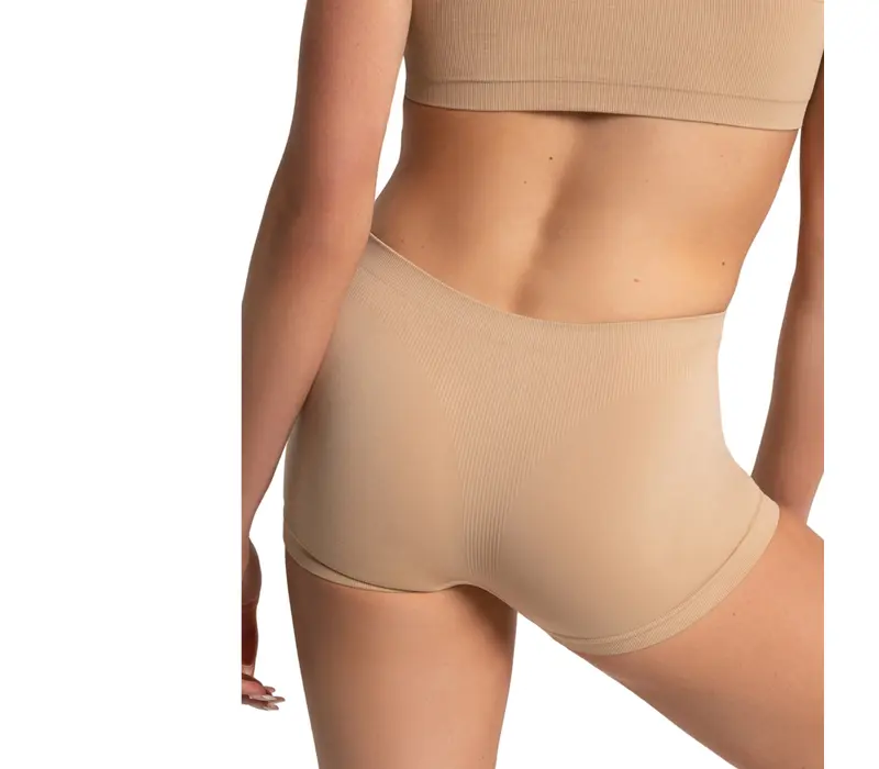 Capezio Seamless Short, dámske spodné bezšvové šortky - Telová Capezio Capezio Seamless Short, dámske spodné bezšvové šortky - Telová Capezio