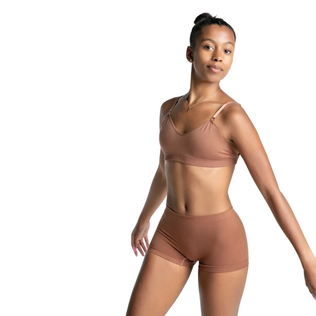 Capezio Seamless Short, dámske spodné bezšvové šortky Capezio Seamless Short, dámske spodné bezšvové šortky