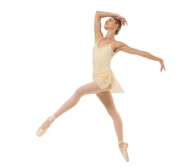 Capezio Sentimental Skirt, dámska sukňa - Svetlo žltá - Butter Capezio