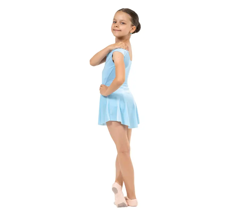 Capezio Simone skirt, suknička pre dievčatá - Modrá svetlo Capezio