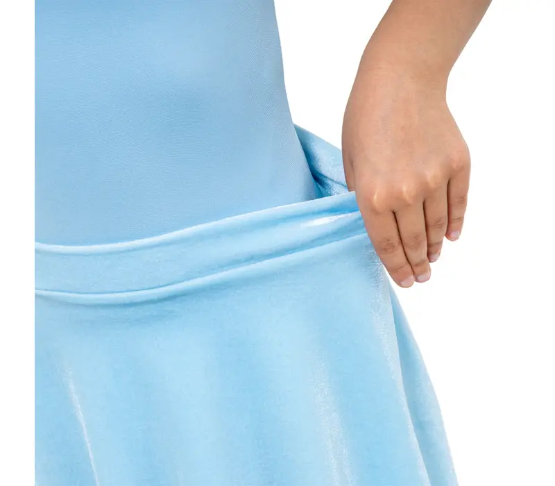 Capezio Simone skirt, suknička pre dievčatá - Modrá svetlo Capezio
