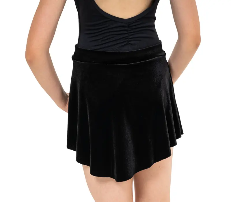 Capezio Simone skirt, suknička pre dievčatá - Čierna