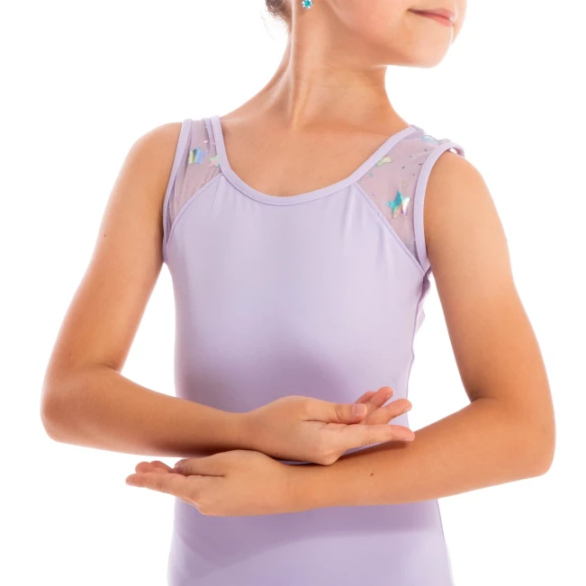 Capezio Star Mars Mesh back leotard, detský dres na hrubé ramienka Capezio Star Mars Mesh back leotard, detský dres na hrubé ramienka