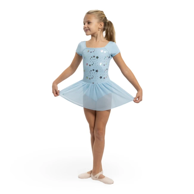 Capezio Star Struck, dres so sukničkou Capezio Star Struck, dres so sukničkou - Modrá svetlo Capezio