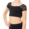 Capezio Star Cosmic Top, crop top pre dievčatá - Čierna Capezio Star Cosmic Top, crop top pre dievčatá - Čierna