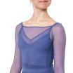 Capezio Dusk Mesh, dámsky top s dlhým rukávom