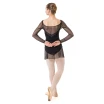 Capezio Dusk Mesh, dámsky top s dlhým rukávom