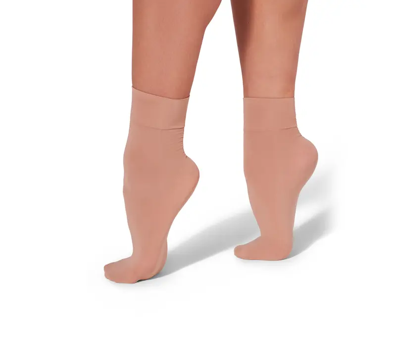 Capezio Tight Sock, univerzálne ponožky - Hnedá caramel Capezio