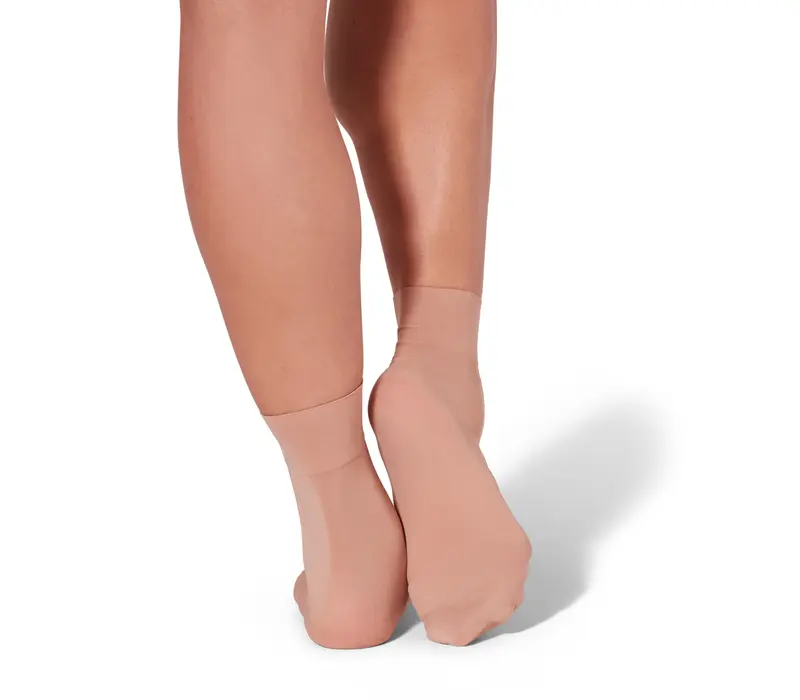 Capezio Tight Sock, univerzálne ponožky - Hnedá caramel Capezio