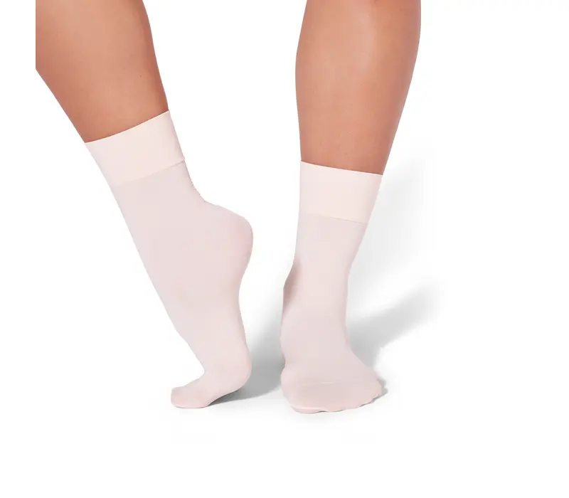 Capezio Tight Sock, univerzálne ponožky - Hnedá caramel Capezio