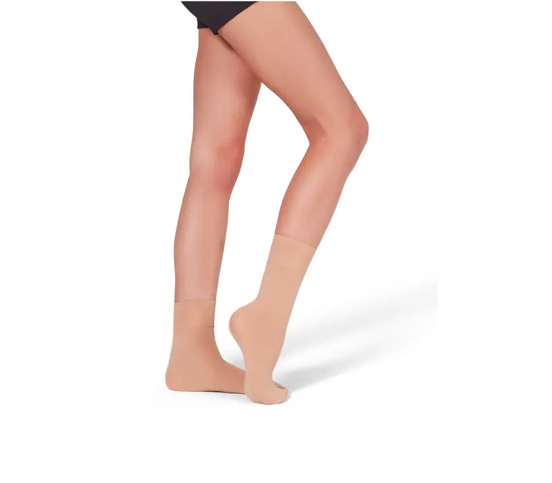 Capezio Tight Sock, detské ponožky - Hnedá caramel Capezio