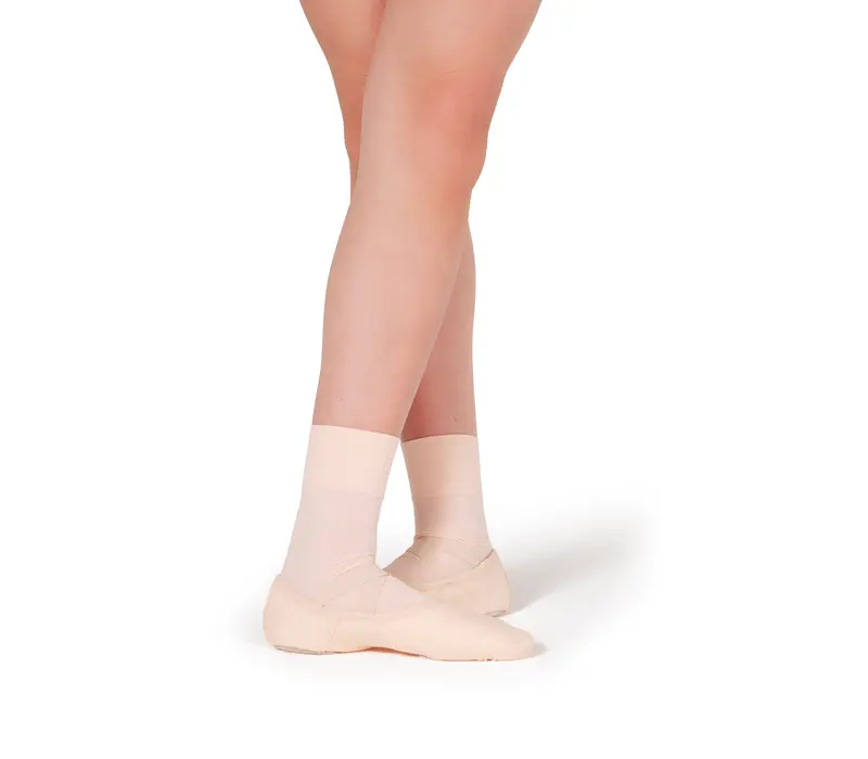 Capezio Tight Sock, detské ponožky - Hnedá caramel Capezio