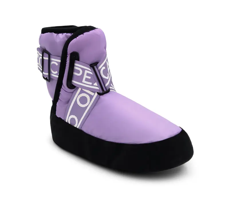 Capezio Varsity Bootie, pánska zahrievacia obuv - Fialová - lavender