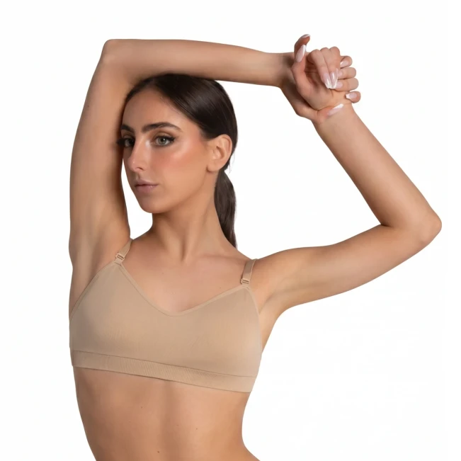 Capezio Seamless sweatheart bandeau bra, dámska podprsenka