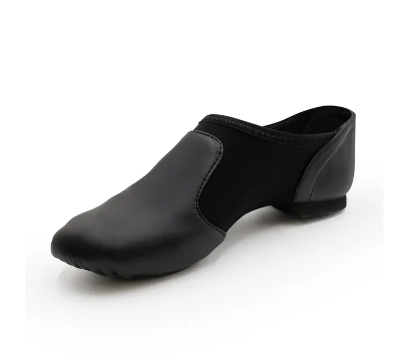 Capezio Glove jazz shoe, dámske jazzovky s ergonomickým tvarom - Čierna