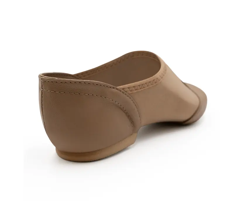Capezio Glove jazz shoe, dámske jazzovky s ergonomickým tvarom - Hnedá caramel Capezio