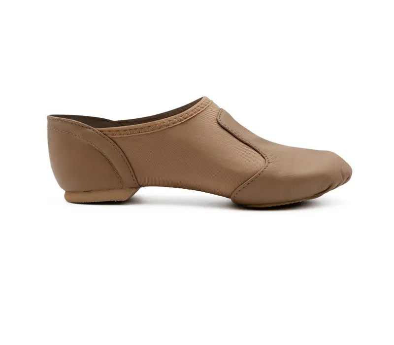 Capezio Glove jazz shoe, dámske jazzovky s ergonomickým tvarom - Hnedá caramel Capezio
