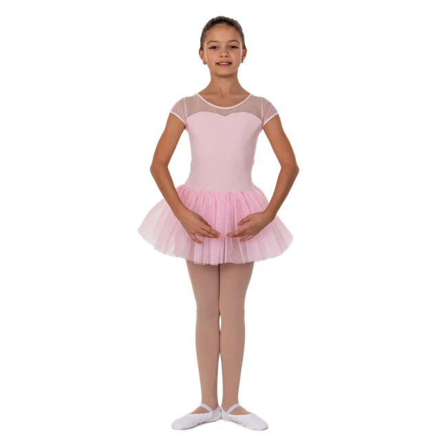 Capezio Keyhole Back Tutu Dress, detský dres s tutu sukničkou Capezio Keyhole Back Tutu Dress, detský dres s tutu sukničkou