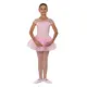 Capezio Keyhole Back Tutu Dress, detský dres s tutu sukničkou - Ružová Capezio