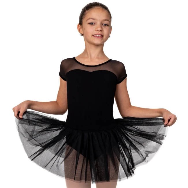 Capezio Keyhole Back Tutu Dress, detský dres s tutu sukničkou Capezio Keyhole Back Tutu Dress, detský dres s tutu sukničkou