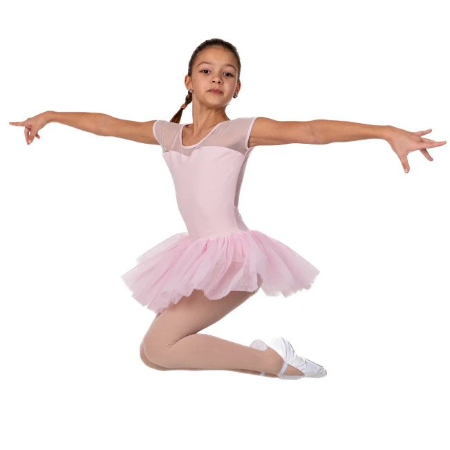 Capezio Keyhole Back Tutu Dress, detský dres s tutu sukničkou Capezio Keyhole Back Tutu Dress, detský dres s tutu sukničkou