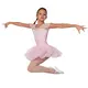 Capezio Keyhole Back Tutu Dress, detský dres s tutu sukničkou - Ružová Capezio