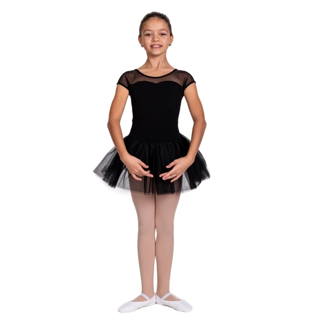 Capezio Keyhole Back Tutu Dress, detský dres s tutu sukničkou Capezio Keyhole Back Tutu Dress, detský dres s tutu sukničkou