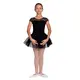 Capezio Keyhole Back Tutu Dress, detský dres s tutu sukničkou - Čierna