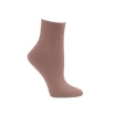 Capezio Ribbed sock, ponožky - Hnedá suntan Capezio