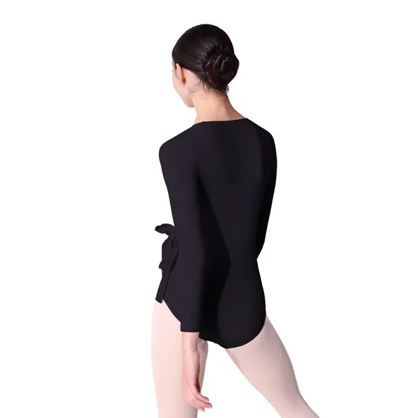Capezio Essentials Wrap Top, dievčenský top na zaväzovanie