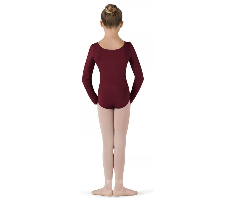 Bloch Petit, dres s dlhým rukávom - Burgundy Bloch