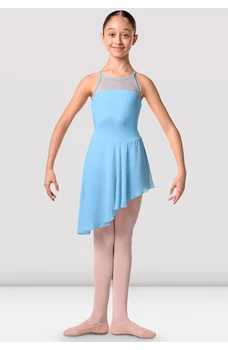 Eurika, dievčenské šaty s asymetrickou sukničkou