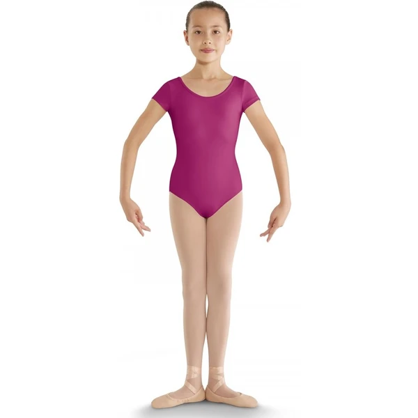 Bloch strap back cap sleeve leotard, detský dres