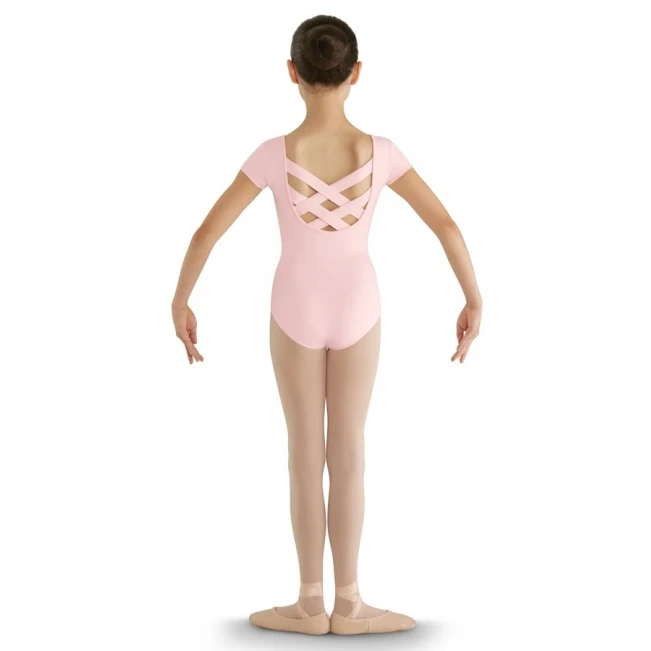 Bloch CL8832 strap back cap sleeve leotard, detský baletný dres Bloch CL8832 strap back cap sleeve leotard, detský baletný dres