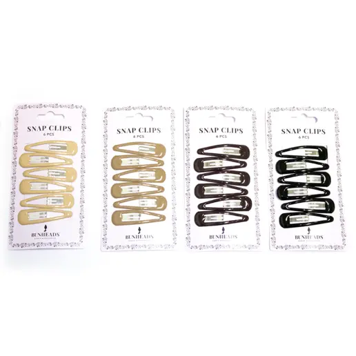 Capezio Bunheads snap clips, sponky do vlasov