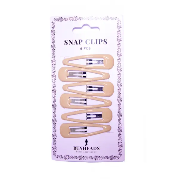 Capezio Bunheads snap clips, sponky do vlasov