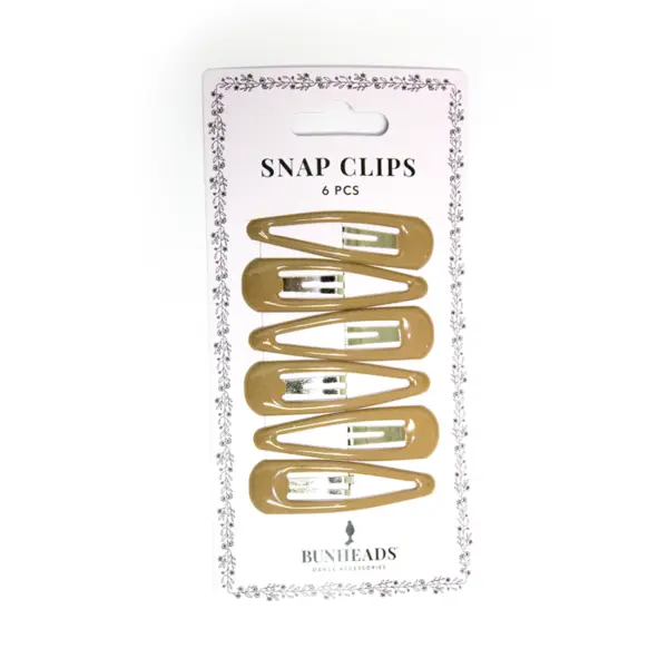 Capezio Bunheads snap clips, sponky do vlasov