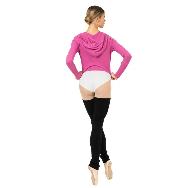 Bloch Cropped Knit Full Zip Hoodie, dámska mikina s kapucňou Bloch Cropped Knit Full Zip Hoodie, dámska mikina s kapucňou