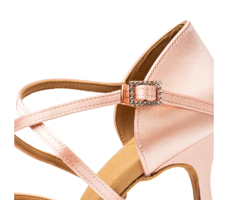 Dancee Dia, dámske latinky - Flesh satin WJ