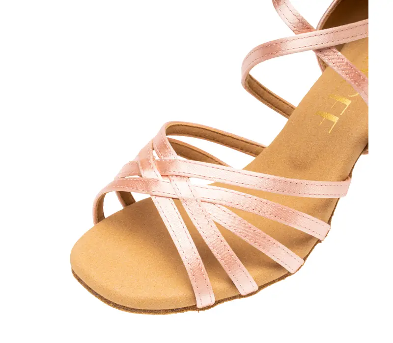 Dancee Dia, dámske latinky - Flesh satin WJ