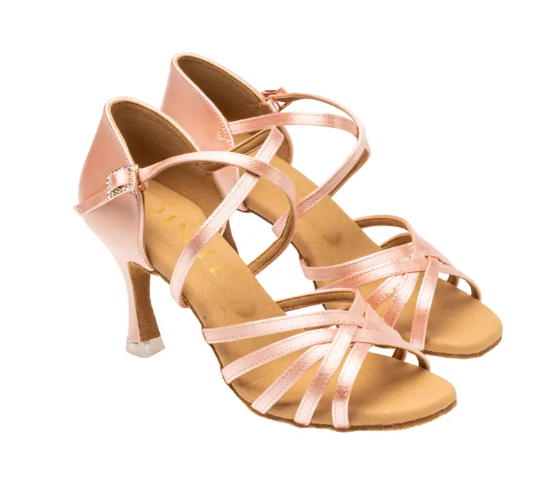 Dancee Dia, dámske latinky - Flesh satin WJ