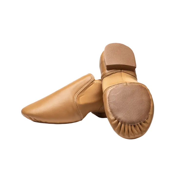 Dancee jazz slip on, dámske jazzovky - Telová - tan