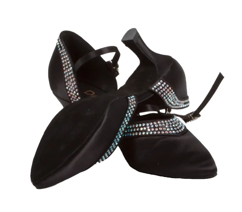 Dancee Grace, dámske spoločenské tanečné topánky - Čierna